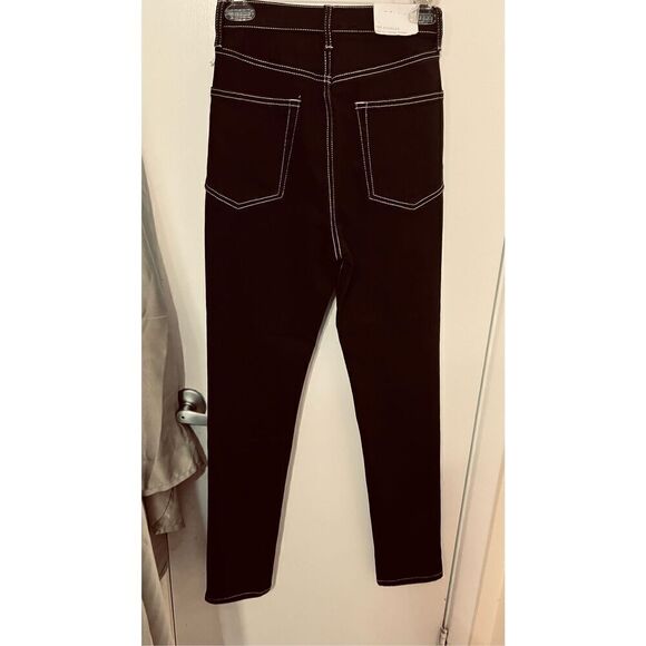 WEWOREWHAT BLACK DANIELLE BUTTON FLY JEANS WOMENS SIZE 26 NEW - Picture 5 of 11